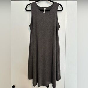 Zenana Premium Gray Dress